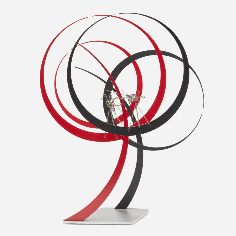 Jerome Kirk, Red, Black Spheres, 1972