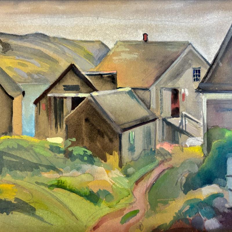 Albert Wein, Monhegan Path, Circa 1949