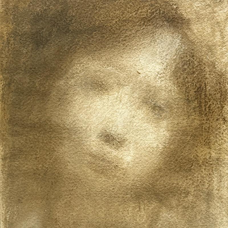Eugene Carrière, Female Head: Tilting Right