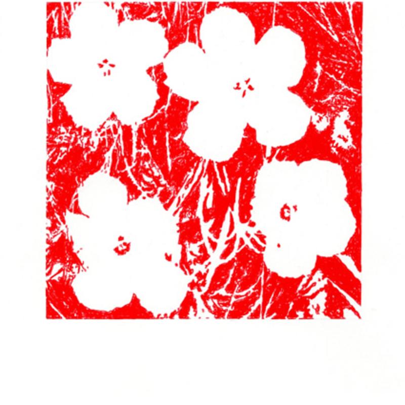 John Zinsser, After Andy Warhol, Flowers, 1964 (Red Version), 2011