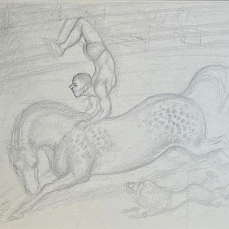 Simka Simkhovitch, Circus Rider, circa 1928