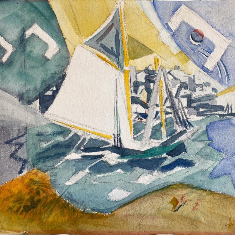 John Marin, Fishing Boats, Stonington Harbor, Maine, 1920