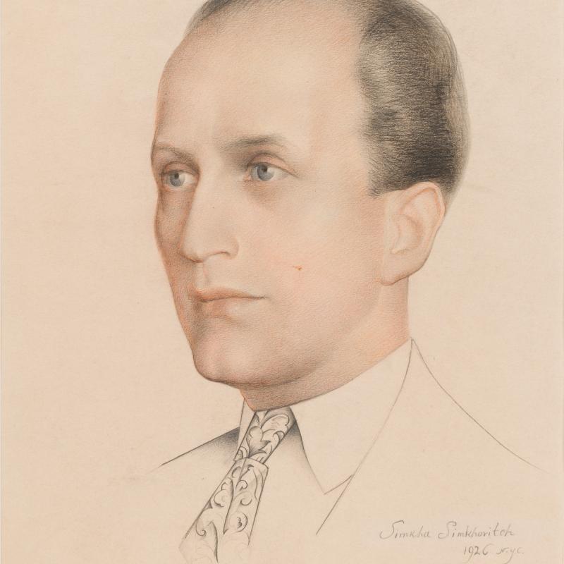 Simka Simkhovitch, Head of a Gentleman, 1926