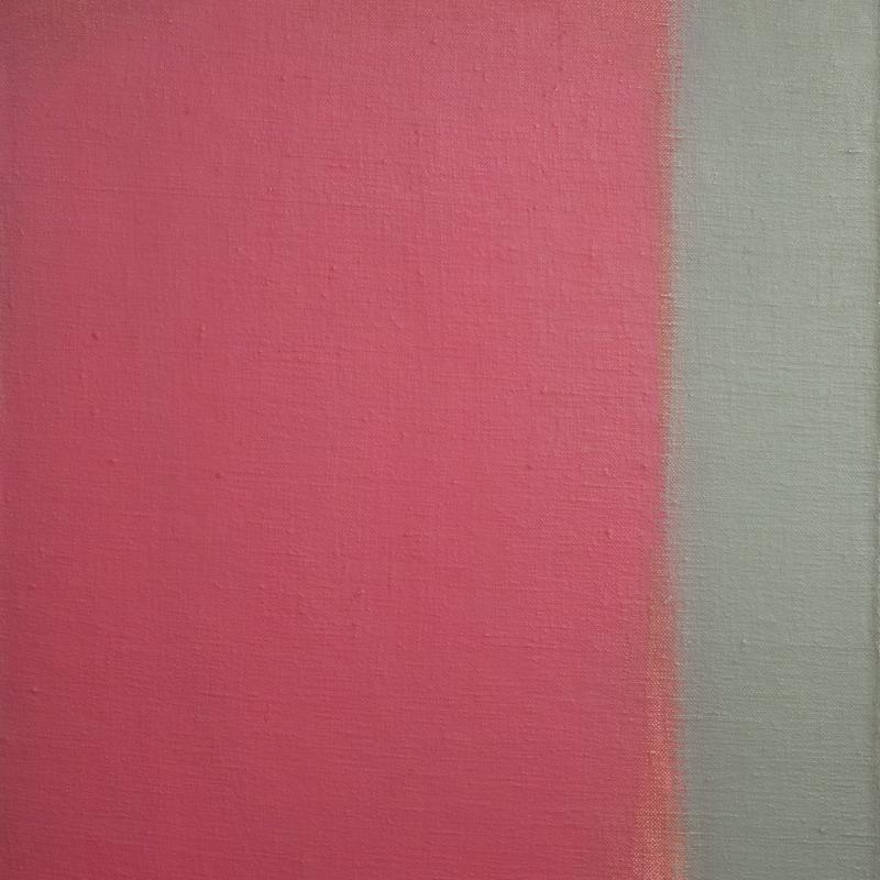 Carl Holty, Red with Gray Bar, 1963