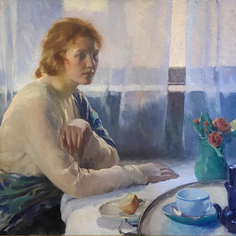 Ivan Olinsky, Afternoon Reflections, 1917