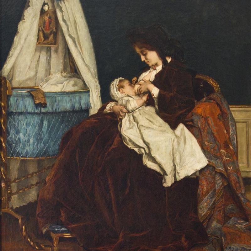 Alfred Emile Leopold Stevens, Tous les Bonheurs, 1880