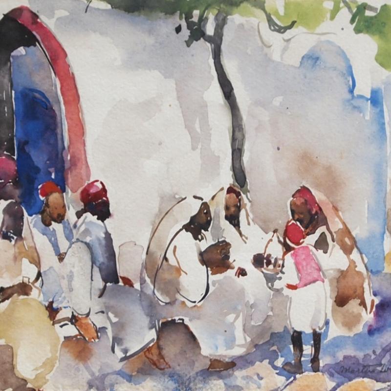 Martha Walter, Gathering, North Africa, c. 1935