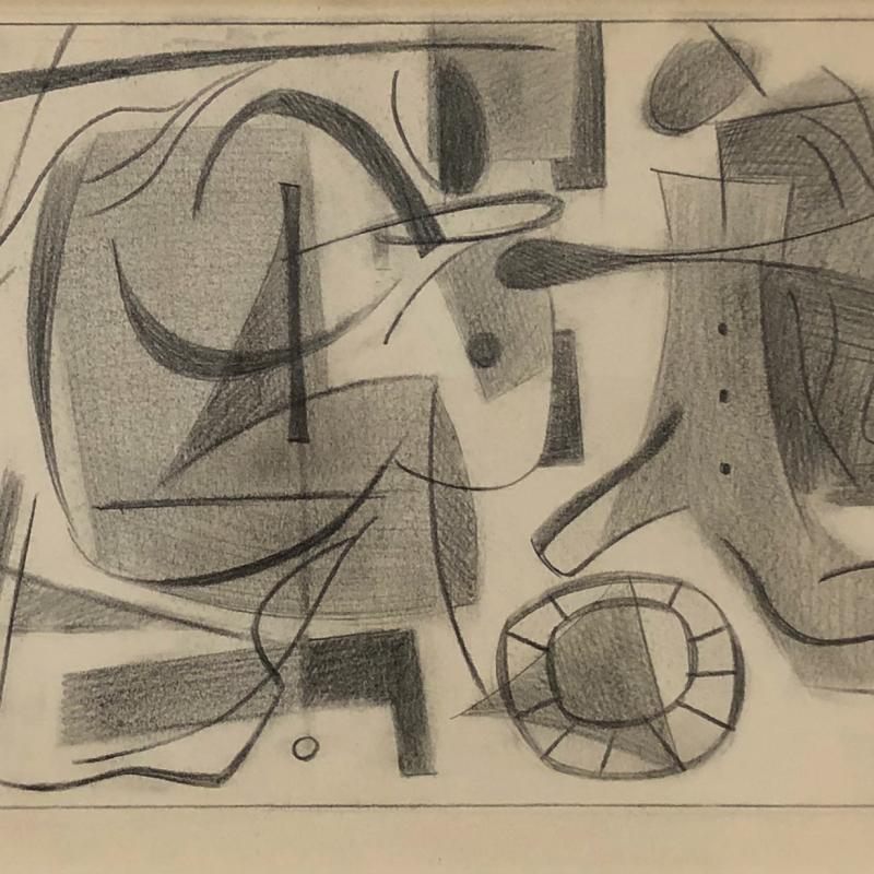 Carl Holty, Forms and Figures #3; Sketchbook #3, c. 1935