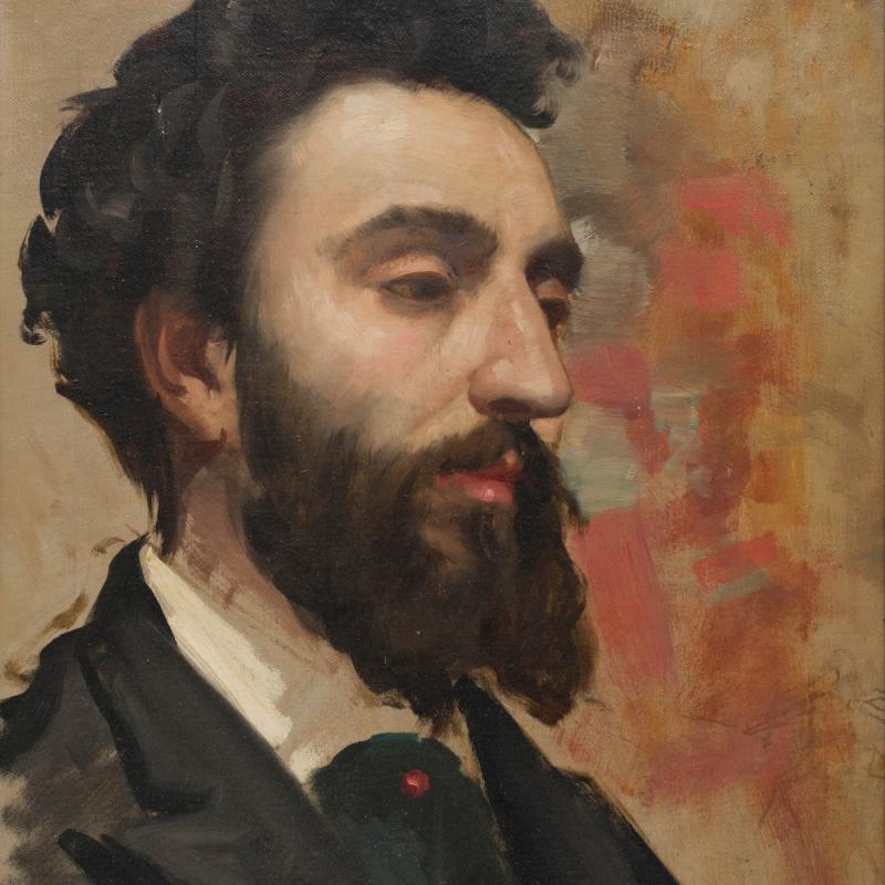 Ludovic Alleaume, Head of a Gentleman, 1859-1941
