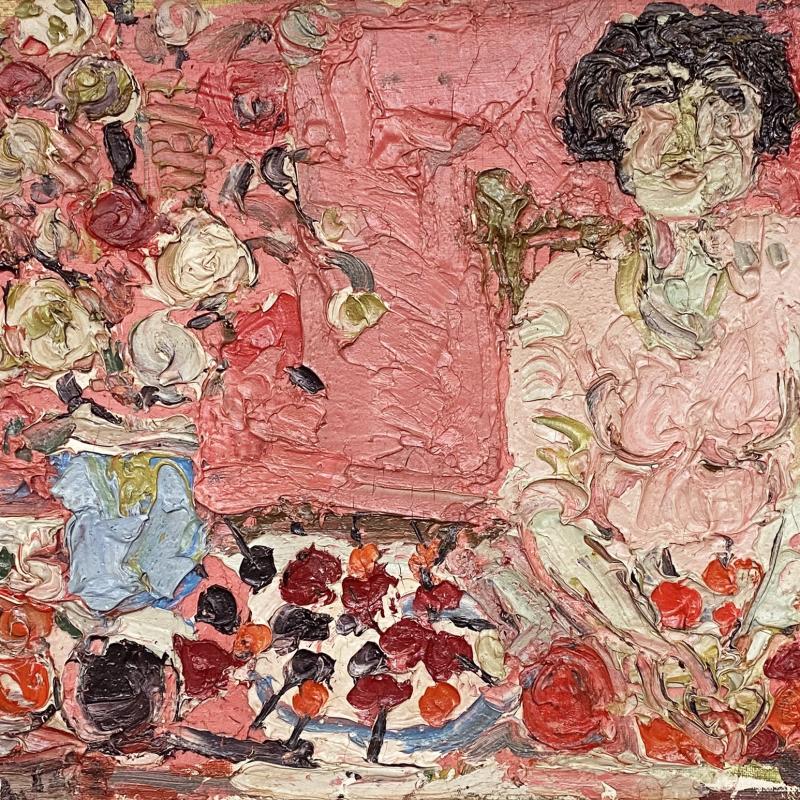 André Cottavoz, Simone et Les Fleurs, 1957