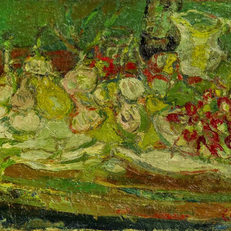 André Cottavoz, Nature Morte aux Radis, 1954-55