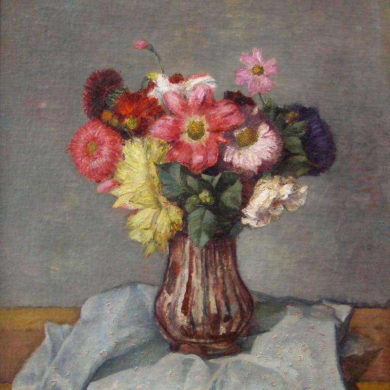 Simka Simkhovitch, Floral Still Life, 1934