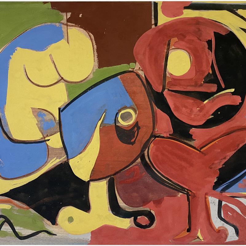 Carl Holty, Figure Composition #1, c. 1930s
