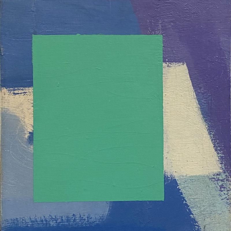 Carl Holty, Color Theory, Green Square #469, 1955
