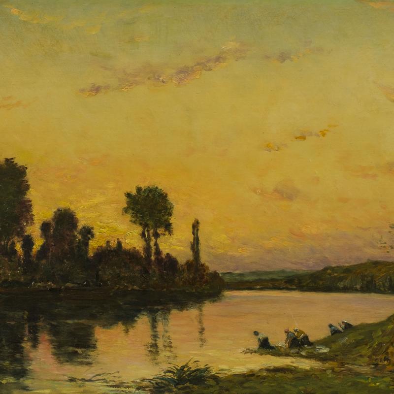 Hippolyte-Camille Delpy, Lavandières, Bord de Rivière