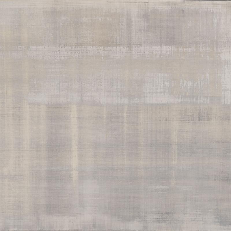 An abstract painting in cool grey tones