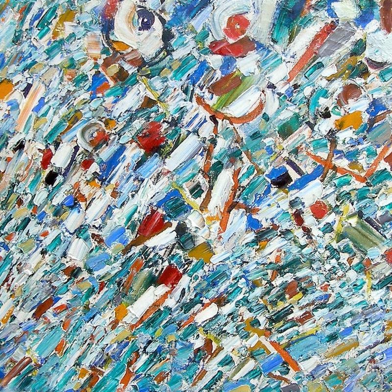 Jacques Germain, Composition Abstraite, no. 494, Circa 1960s
