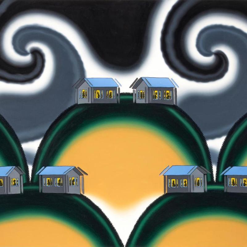 Roger Brown, Dancing Houses - The Earthquake of 1994, 1994