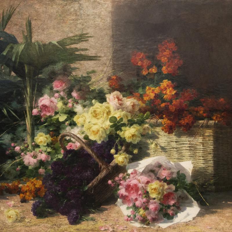 André Perrachon, Chez la Marchande de Fleurs, Circa 1898