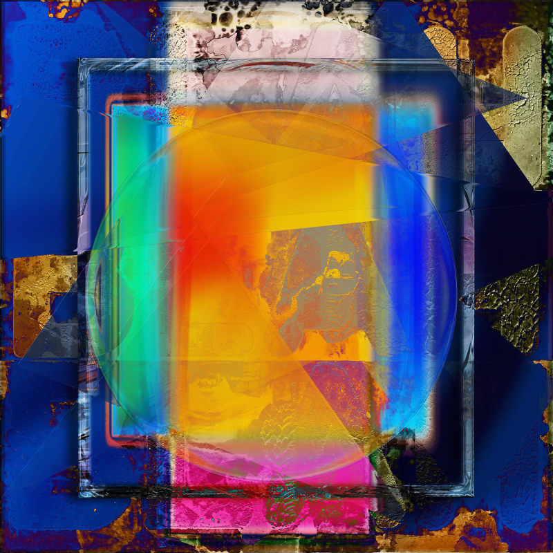 Jens-Christian Wittig, Framed Color Square 60", 2019
