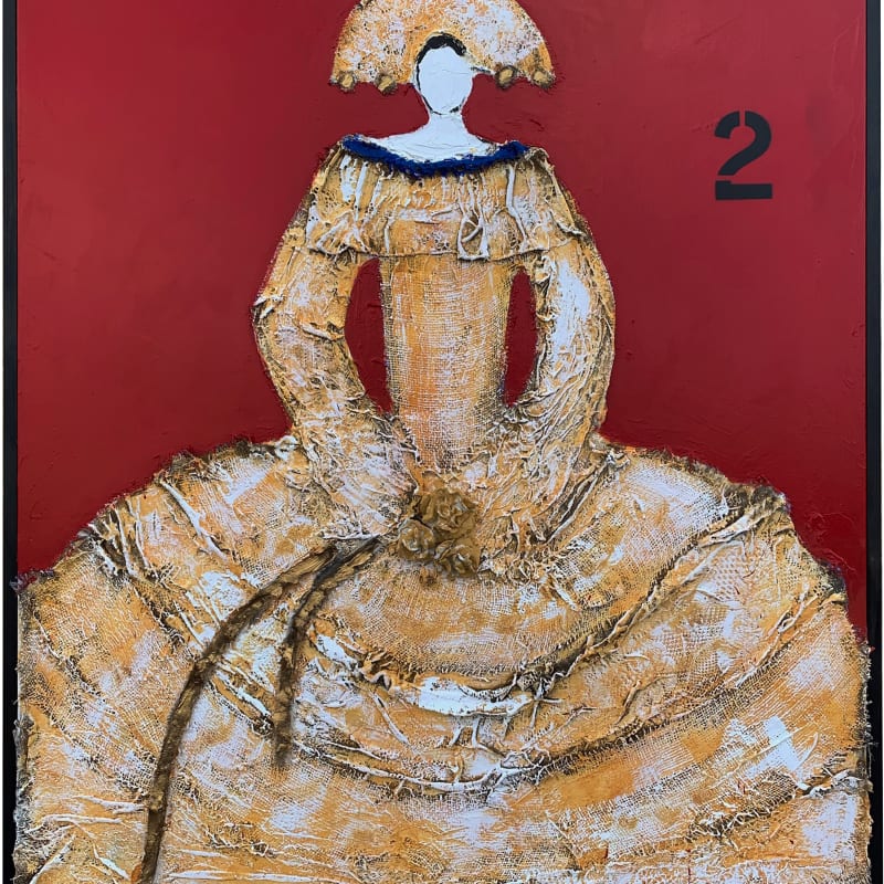 Vladimir Prodanovich, Red Queen II, 2019, SOLD