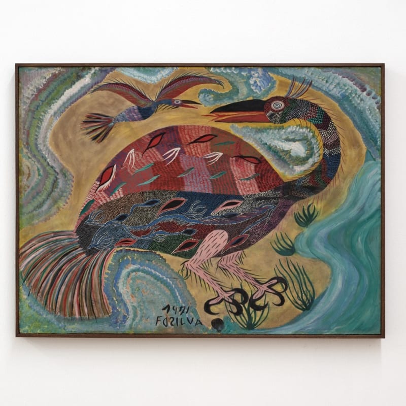 Chico da Silva 奇科·达·西尔瓦, Untitled (bird) 无题（鸟）, 1971