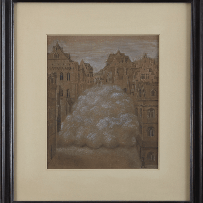 Laurent Grasso 洛朗·格拉索, Studies into the past-Projection 研究过去-- 喷发, 2010