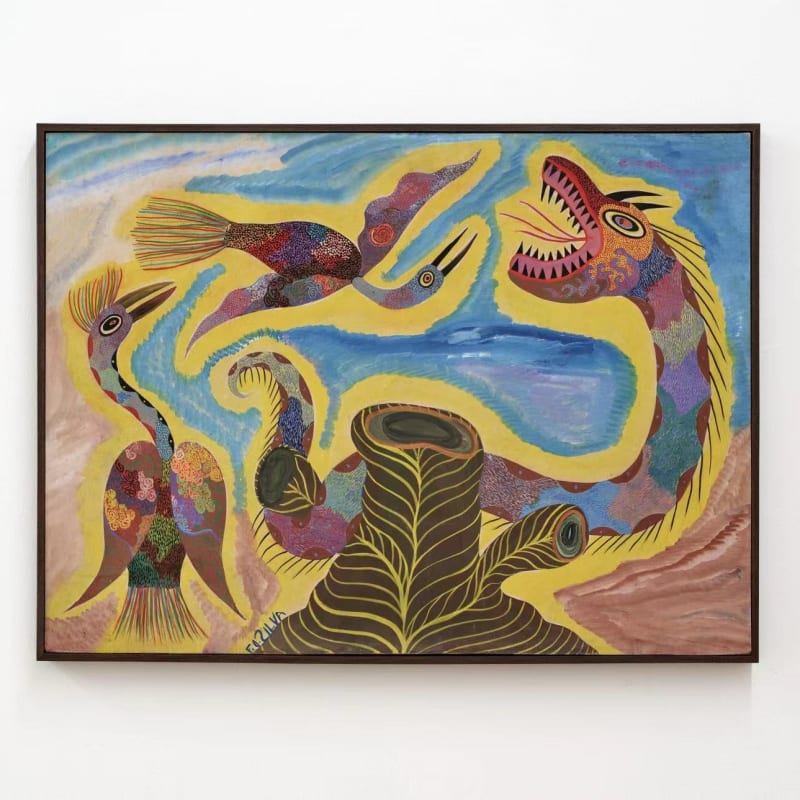 Chico da Silva 奇科·达·西尔瓦, Untitled (bird) 无题（鸟）, 1970