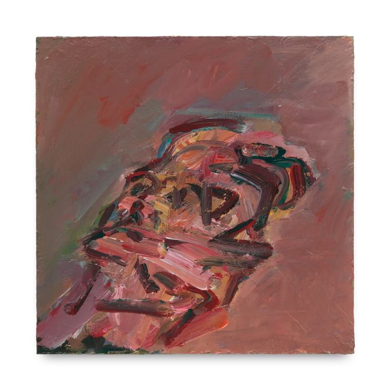 Frank Auerbach, Reclining Head of Julia, 2007-08