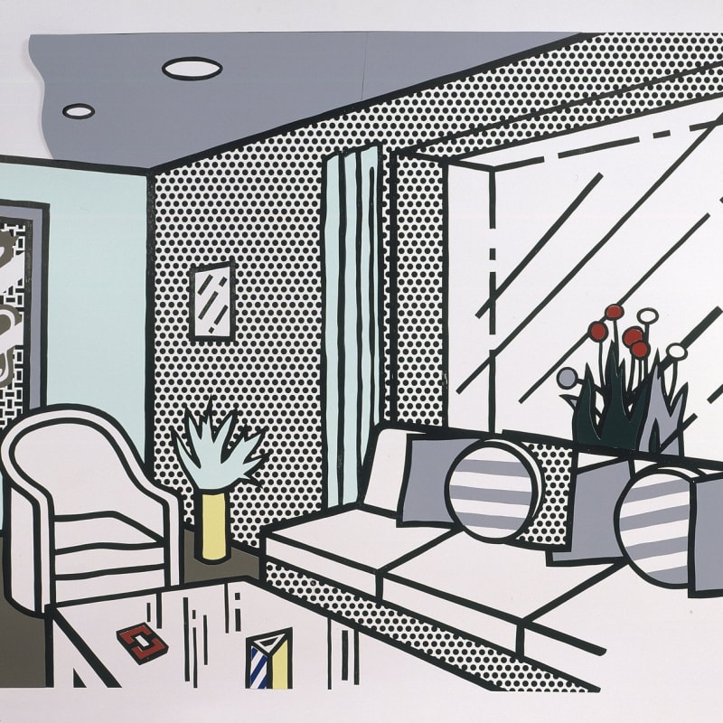 Roy Lichtenstein, The Living Room - Unique State, 1990-96