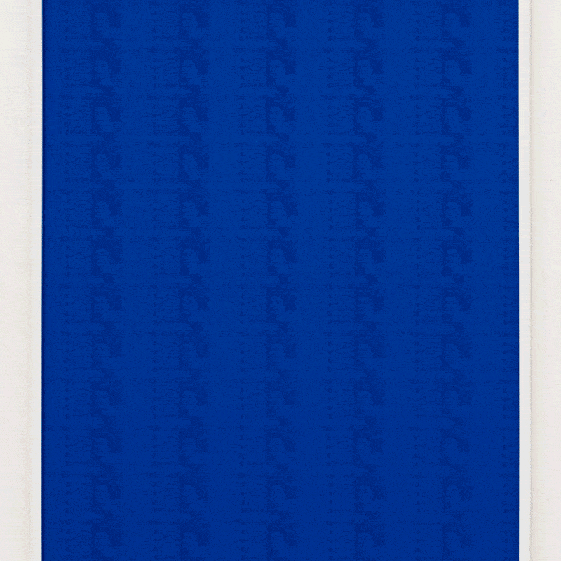 Hank Willis Thomas, 102 Fifty Pound Sterling (Blue), 2019