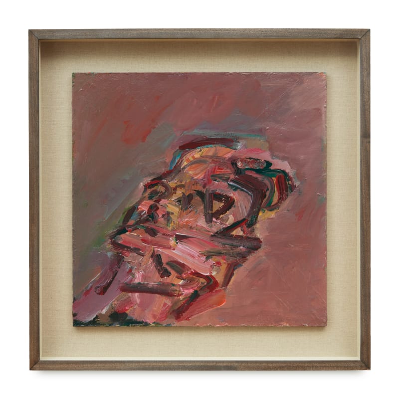 Frank Auerbach, Reclining Head of Julia, 2007-08