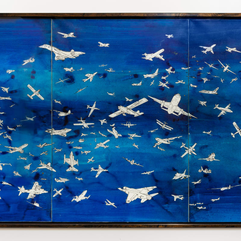 Alighiero Boetti, Aerei, 1989