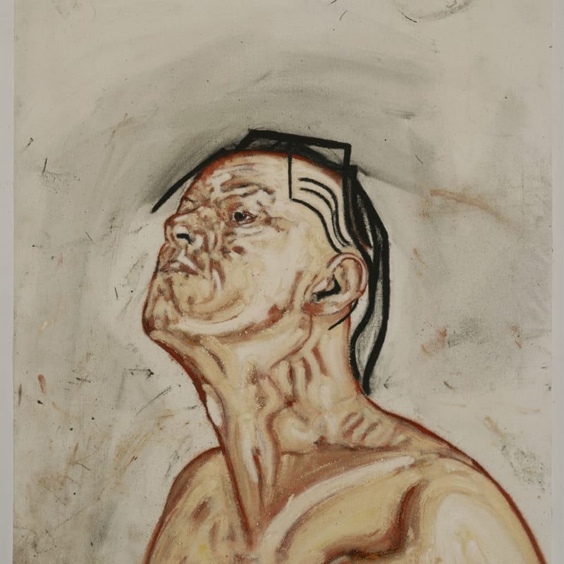 Tony Bevan, Self Portrait (PC923), 1992