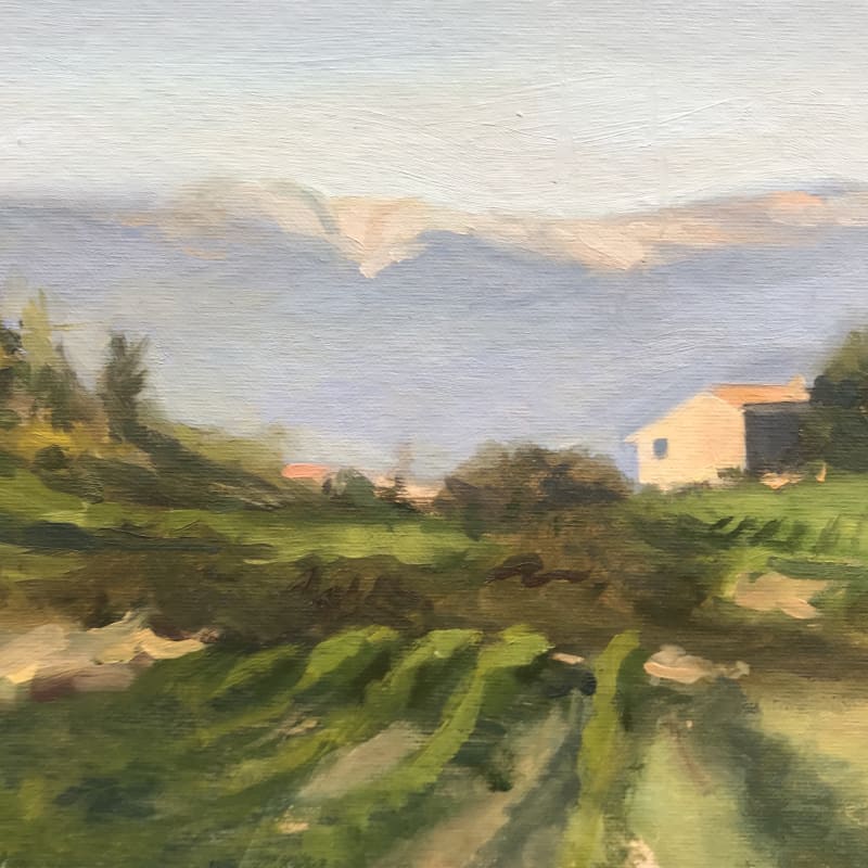 Louisa Risch, House overlooking Mont Ventoux
