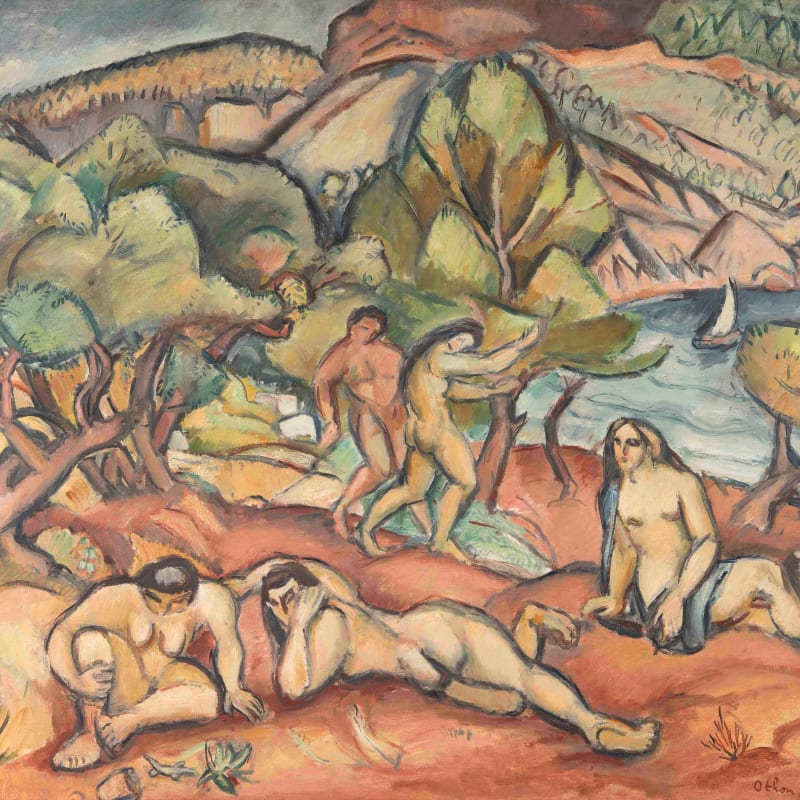 Emile-Othon Friesz, Nus dans un paysage, 1909