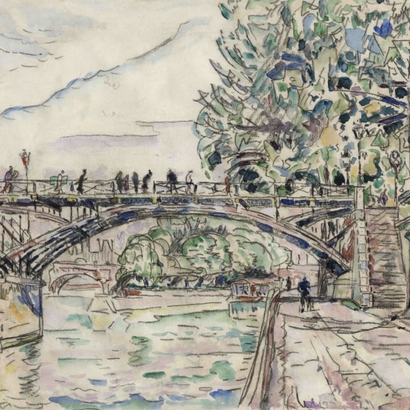 Paul Signac, Paris. Le Pont des Arts, 1927