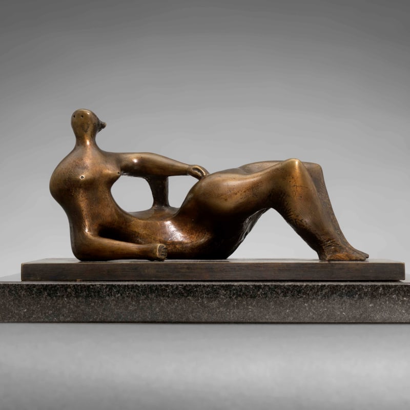 Henry Moore, Maquette for Reclining Figure: Prop, 1975