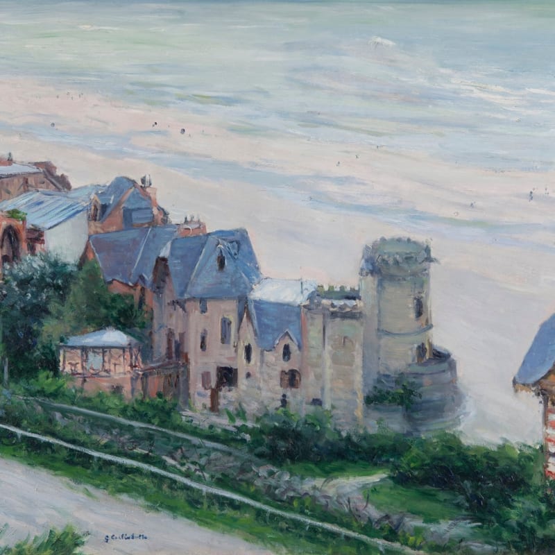 Gustave Caillebotte, Trouville, la plage et les villas, 1882
