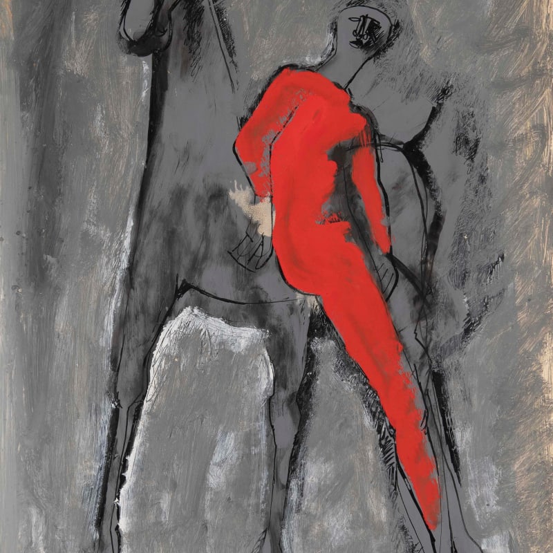 Marino Marini, Horse and Equestrian in Red, 1953