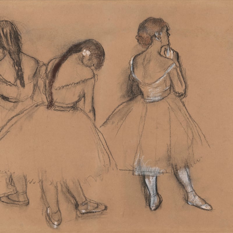 Edgar Degas, Trois danseuses, 1880