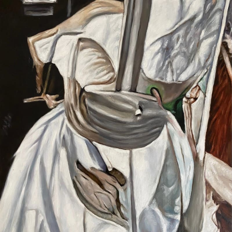 Emma Bjurström  Untitled , 2022  Oil on panel  40 x 31 cm