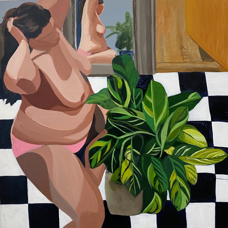 Elisa Valenti, Fat Babe with Plant, 2019