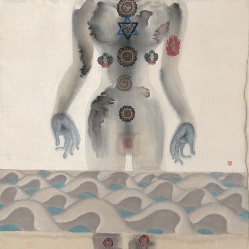 Li Jin 李津, Lhasa River Heart Sutra 拉萨河心经, 1992