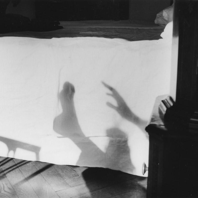Hervé Guibert Ombre chinoise Tirage gélatino-argentique d'époque 14,3 x 22 cm Dim. papier: 23,8 x 30,5 cm