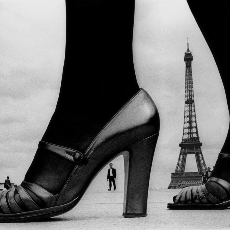 Frank Horvat, Chaussures et Tour Eiffel, pour Stern, Paris, France, 1974