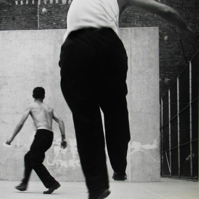Leon Levinstein, Handball Players, Houston Street, New York, c. 1969