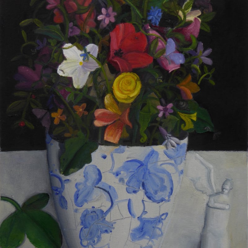 Brian Sayers, Small Vase of Flowers, 2024