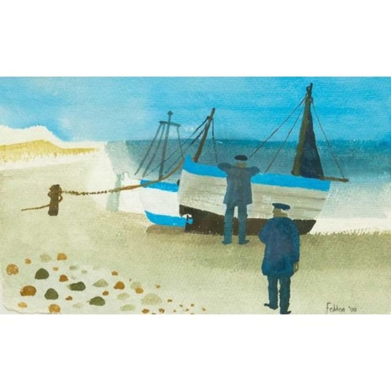 Mary Fedden, Fishing Boats, 2000