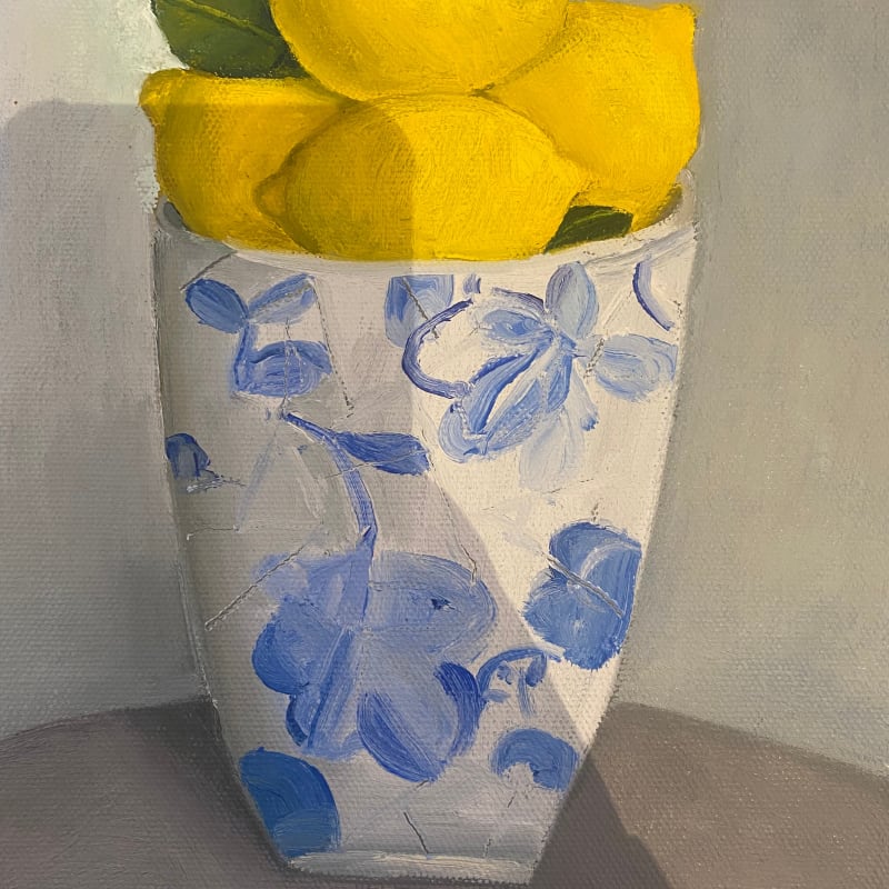 Brian Sayers, Lemons in a Chinese Vase, 2023
